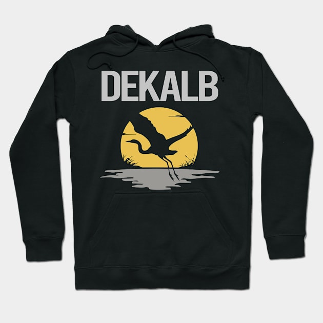 Flying Stork DeKalb Hoodie by flaskoverhand